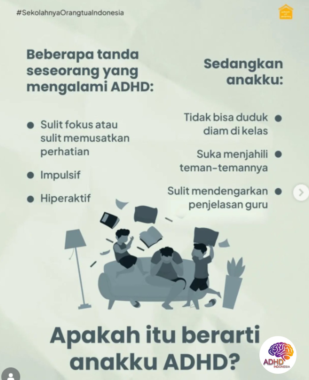 Ciri dan Gejala ADHD pada Anak Usia Dini di Kota Kendari