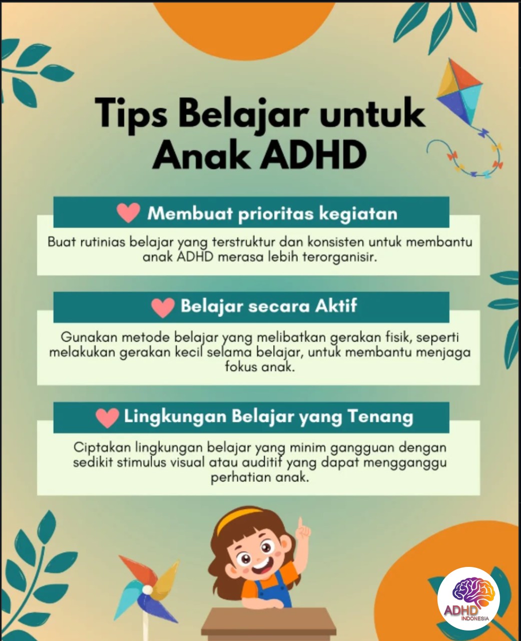 Strategi Belajar yang Cocok untuk Anak ADHD di Kota Kendari